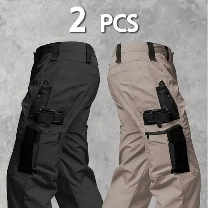 Men's Solid Color Tactical Work Pants