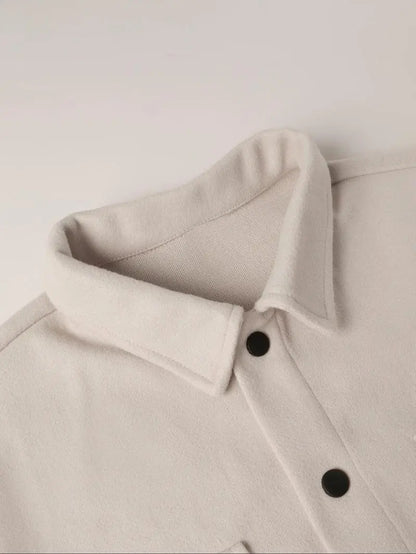 Men's Plain Long Sleeve Jacket