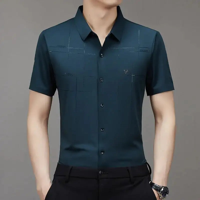 🔥LAST DAY 49% OFF - MEN'S ICE SILK BUSINESS SHIRT