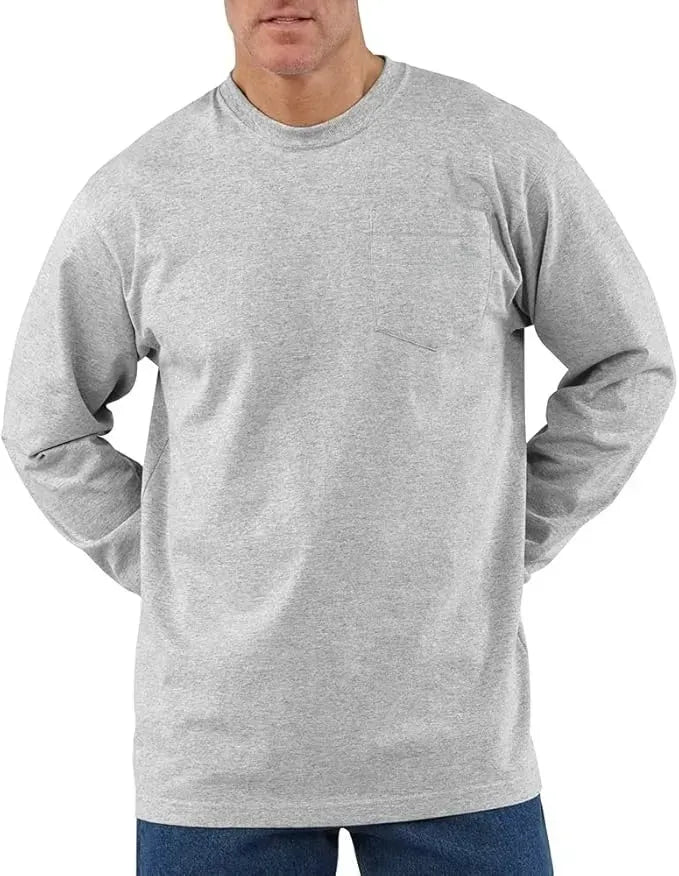🔥Last Day 89% OFF🔥 CHT Men's K87&K126 Workwear Loose Fit Heavyweight Short-Sleeve Pocket T-Shirt (Also Available in Regular & Tall)