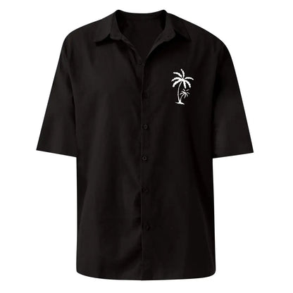 Classic Beach Men Polo Shirt Collar Short Sleeved Work Shirts for Men