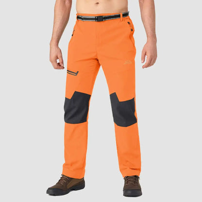 Men's Fleece-Lined Winter Ski Pants – Water-Resistant with 4 Zip Pockets