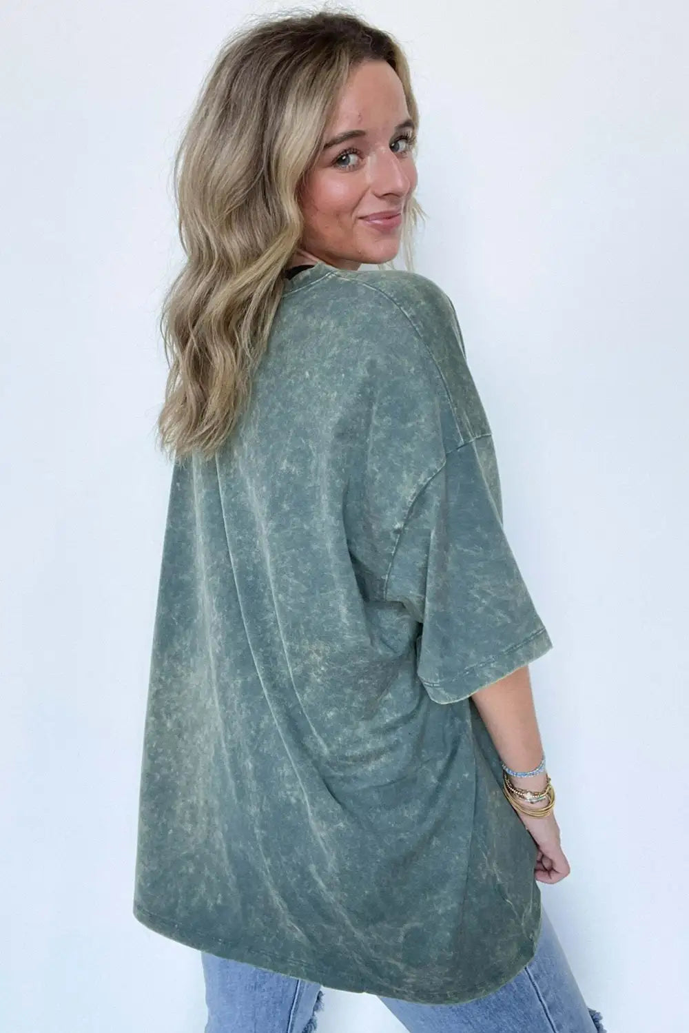 Weekend Awaits Mineral Wash Oversized Top - BACK IN STOCK