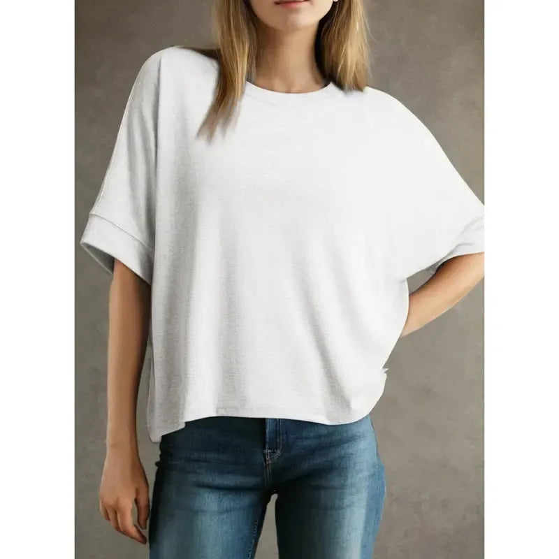 Women's Basic Tee Comfortable Soft Fit