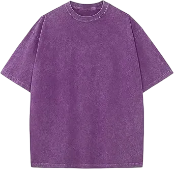 Men's  Acid Wash Cotton T-Shirts