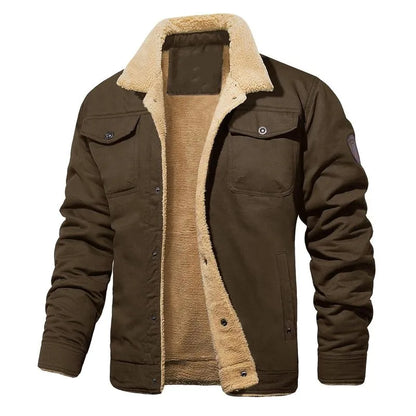 Men's Sherpa Lined Winter Trucker Jacket