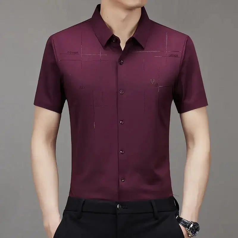 🔥LAST DAY 49% OFF - MEN'S ICE SILK BUSINESS SHIRT
