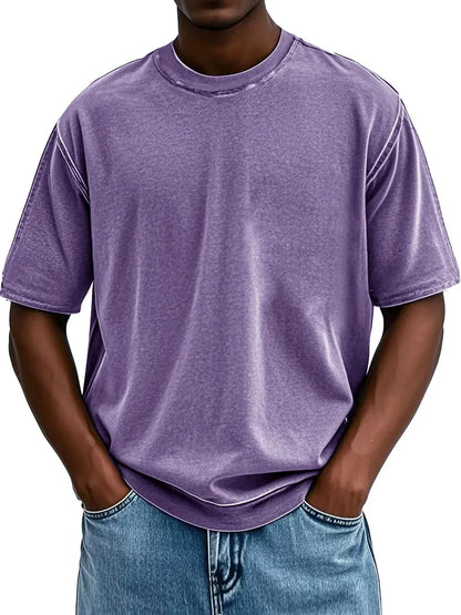 Independence Day Sale⚡10 Packs for $34.99⚡ -Fashion Washed Retro Round Neck Short-sleeved T-shirt(Unisex)