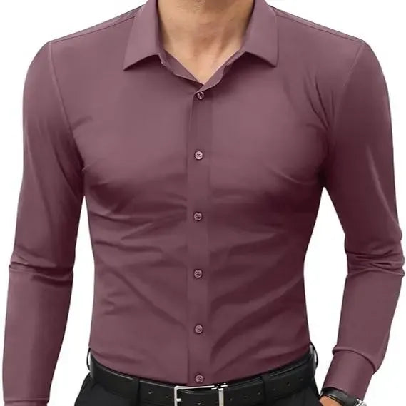Men’s Long-Sleeve Stretch Shirt