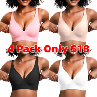 4-Pack(Pink,Nude,Black,White)