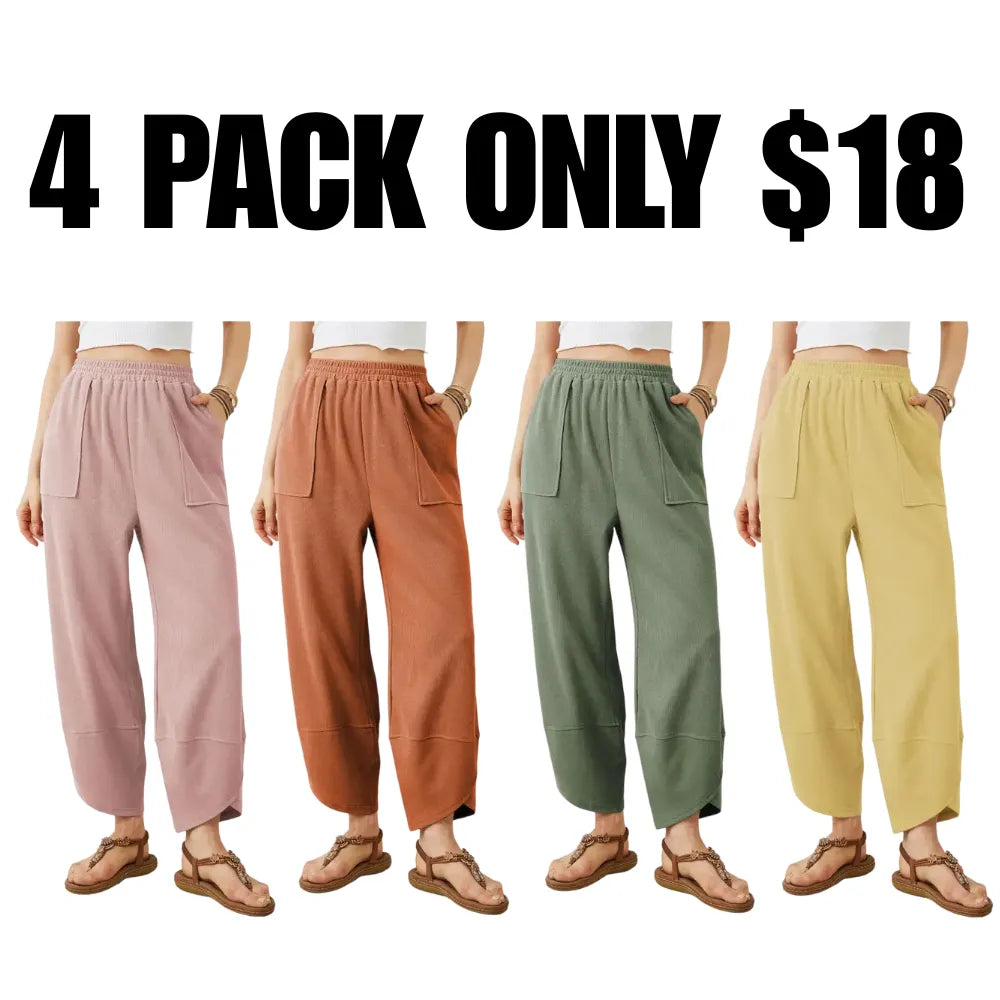 Women's wide-leg relaxed casual pantsone-piece wide-leg trousers