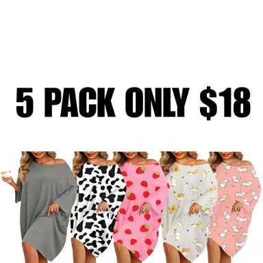 Women's Oversized Pajama Set - Oversized Pajamas