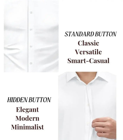 Men’s Slim Fit Stretch Dress Shirt – 16-Way Stretch, Wrinkle-Free