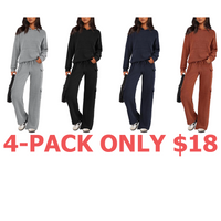 4-Pack (Grey,Black,Navy,Brown)