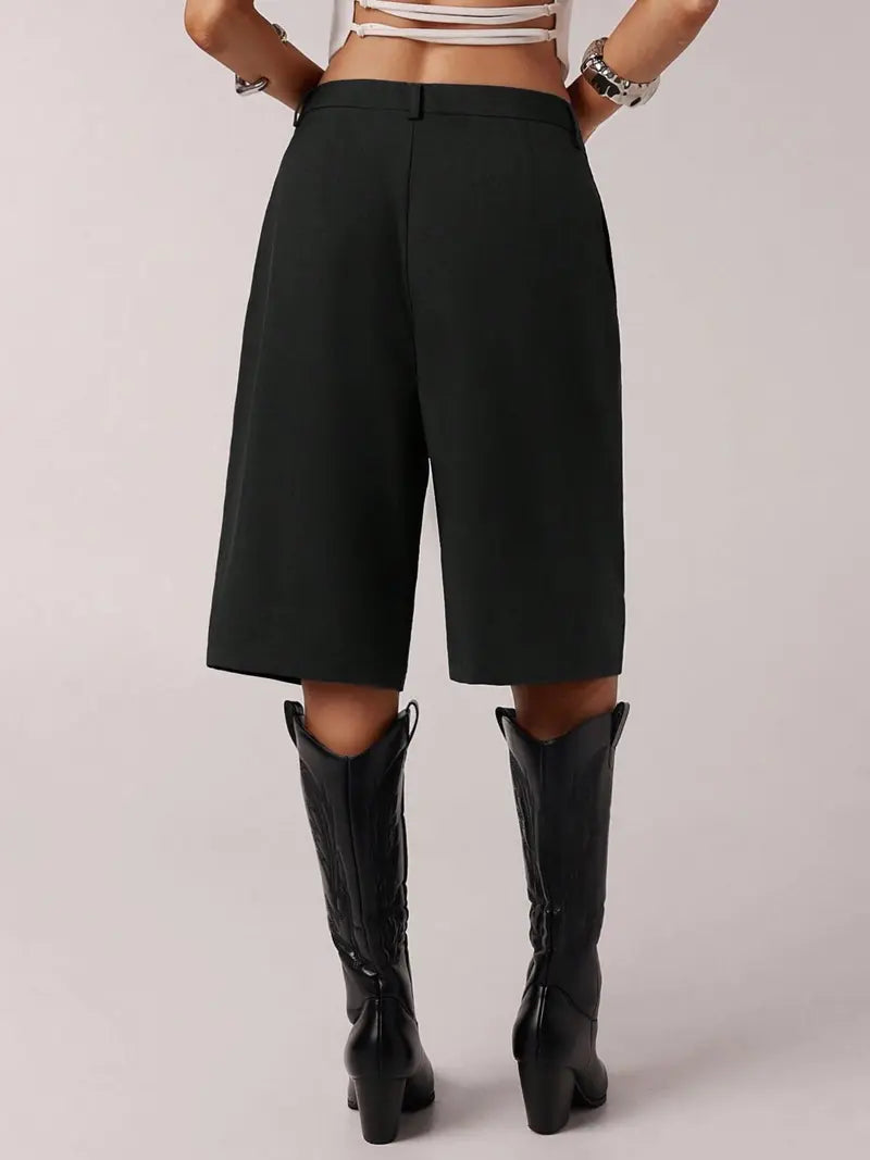 Women's Bermuda Shorts – Comfortable Fit Business Casual Summer Shorts