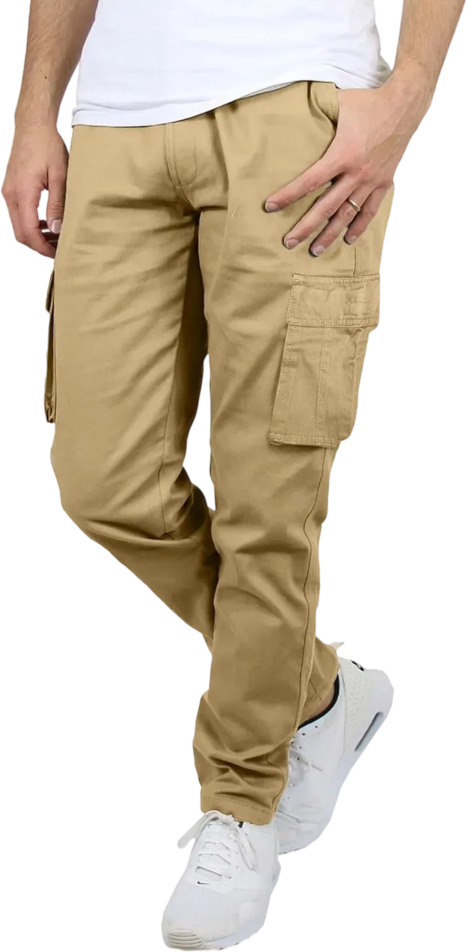 Men's Flex Stretch Cotton Cargo Pants