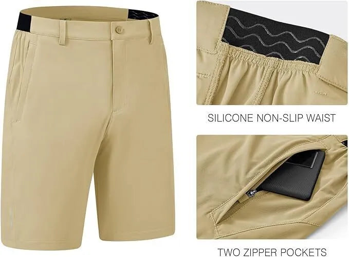 🔥Last day promotion🔥Men's Stretch Quick Dry Casual Work Golf Shorts
