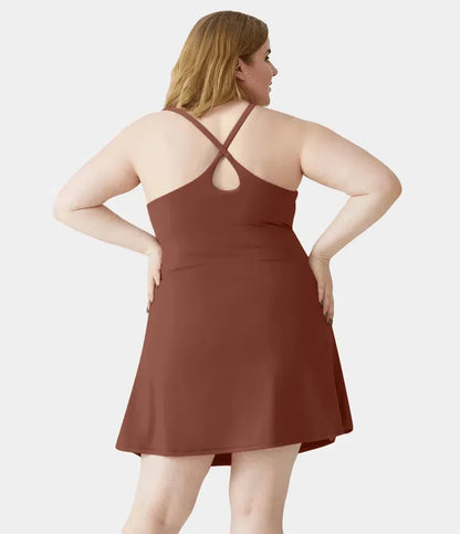 Plush Backless Active Dress-Easy Peezy