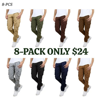 Men's Flex Stretch Cotton Cargo Pants