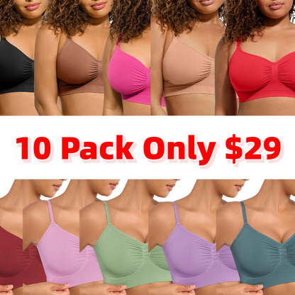 Women's Wireless Sculpt Bra Basic Comfortable Fit Womenswear Everyday Up to 44DD