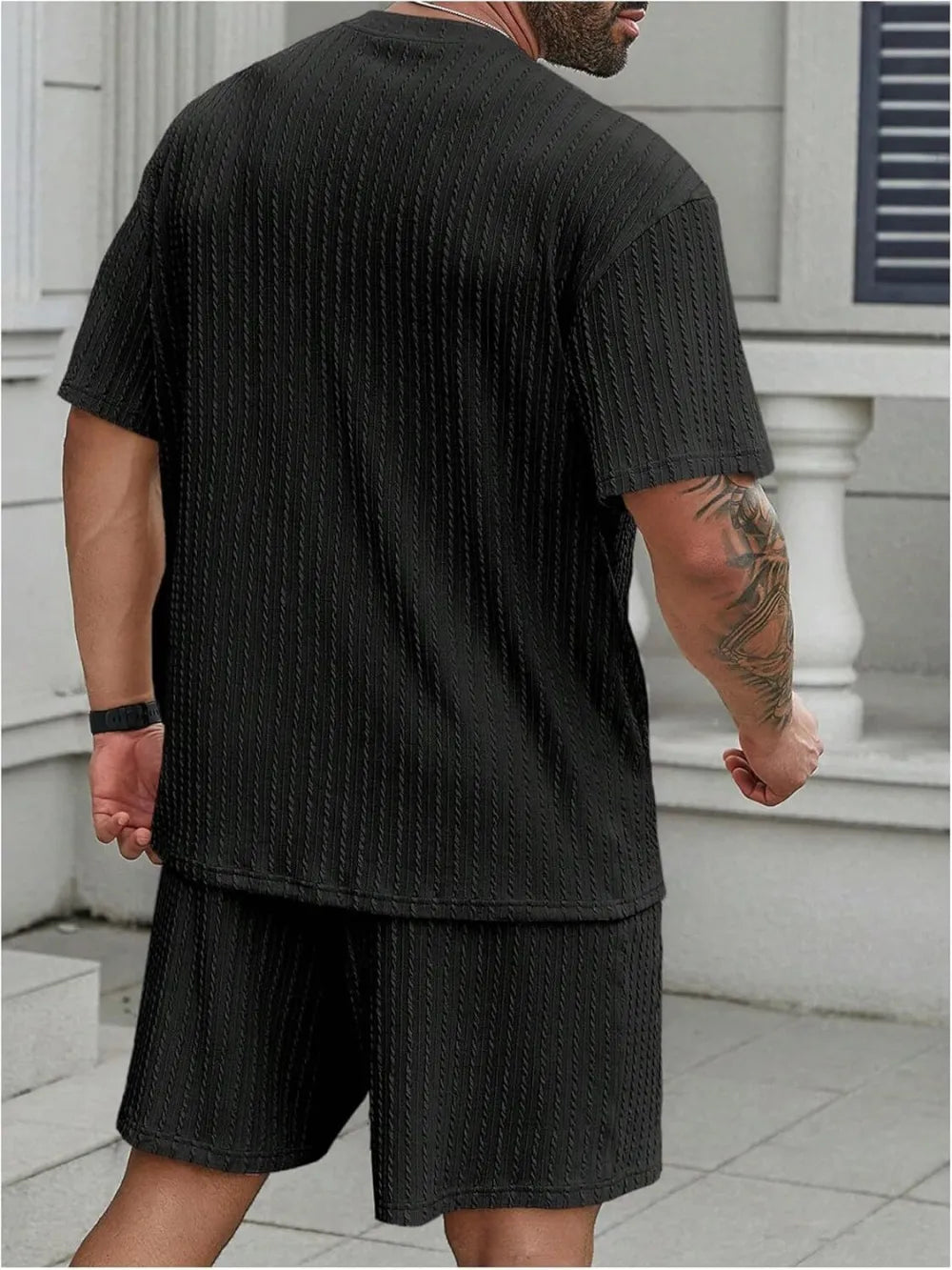 💝Last day promotion! Men's two-piece textured suit